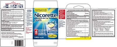Pdp/package (8125 0 Nicorette White Ice Mint 4mg Paint)